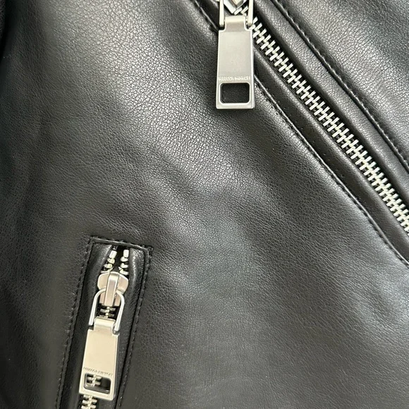 Rebecca Minkoff Faux leather Moto Jacket - Picture 2 of 9